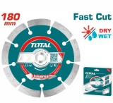 TOTAL - DISC DEBITARE BETON - 180MM (INDUSTRIAL) PowerTool TopQuality