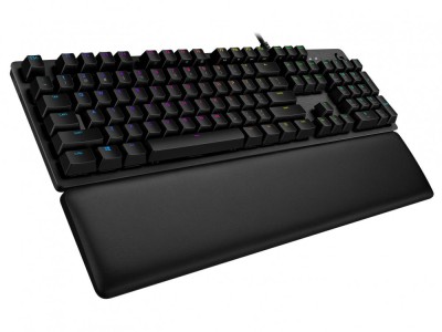 LOGITECH G513 CARBON LIGHTSYNC RGB Mechanical Gaming Keyboard, GX Brown-CARBON-US INTL-USB-INTNL-TACTILE (timbru verde 0.8 lei) foto