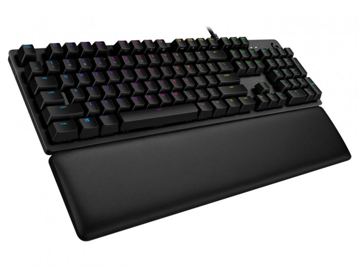 LOGITECH G513 CARBON LIGHTSYNC RGB Mechanical Gaming Keyboard, GX Brown-CARBON-US INTL-USB-INTNL-TACTILE (timbru verde 0.8 lei)