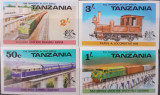 Tanzania trenuri, transporturi, serie 4v. nedant. Nestampilata, Nestampilat