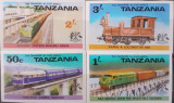 Cumpara ieftin Tanzania trenuri, transporturi, serie 4v. nedant. Nestampilata, Nestampilat