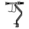 Suport monitor GEMBIRD 1-8kg 17-32&quot; pentru două monitoare