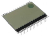 Afişaj LCD Grafic 128x64 FSTN Alb 55x43mm 20 PIN