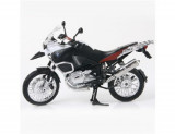 Motocicleta metalica bmw rs1200 gs alba scara 1 la 9, Rastar