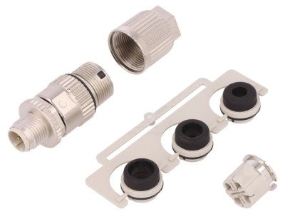 Conector M12 tată Ethernet, ecranat foto