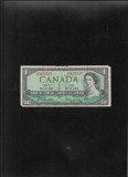 Canada 1 dolar dollar 1954 seria0452597