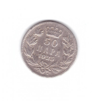 Moneda Yugoslavia 25 para 1925, stare buna, curata foto