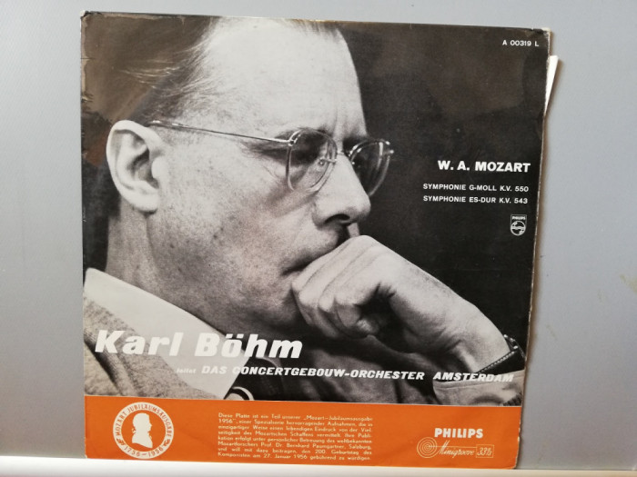 Mozart &ndash; Symphony kv 550 &amp; 543 (1968/Philips/RFG) - VINIL/Vinyl/ca Nou (NM+)