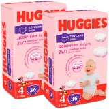 Cumpara ieftin Scutece chilotel Huggies Pants Jumbo, Nr 4, Girl, 9-14 kg, 72 buc