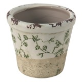 Set 4 ghivece flori verde bej 8x7 cm