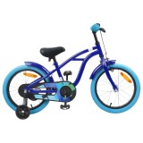 vidaXL Bicicletă pentru Copii 16 Inci pentru 4-6 ani Albastru &icirc;nchis 42009329