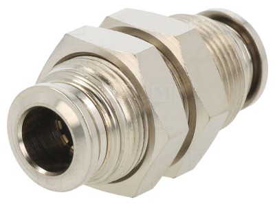 Conector push-in simplu de trecere M16x1 foto
