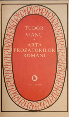 ARTA PROZATORILOR ROMANI-TUDOR VIANU-209376 foto