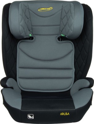 Scaun auto copii, 100-150 cm, I-Size, reglaj sezut/tetiere, ISOFIX, 38x45x57-80 cm, gri si negru foto