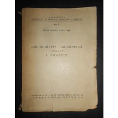 Victor Tufescu, Ana Tosa - Bibliografia geografica sumara a Romaniei (1947)
