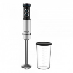 Blender Samus SB1200S, 1200 W, Turatie reglabila, Functie Pulse, Picior inox, Pahar 0,8 l, Negru/Inox