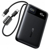 Baterie Externa Baseus EnerFill FC11, 10000mAh, 45W, QC + PD, 1 x USB-A - 3 x USB-C, Neagra E0031000