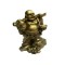 Statueta Feng Shui cu Buddha vesel auriu 9, cm ,model TT10