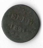 Moneda 1 heller 1821 - Frankfurt, Germania