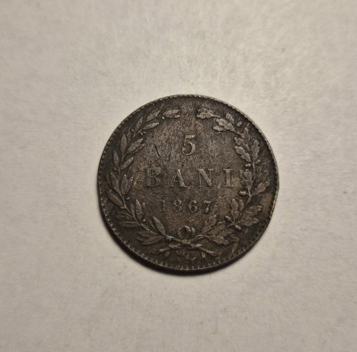 5 Bani 1867 Watt foto