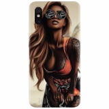 Husa silicon pentru Xiaomi Mi 8 Pro, Tattoed Girl