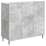 vidaXL Bufet Gri Beton 89 x 34,5 x 82 cm Lemn prelucrat 894418