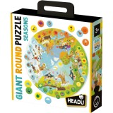 Cumpara ieftin Headu - Puzzle Educativ rotund sa invatam Anotimpurile