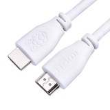 Cumpara ieftin Cablu HDMI la HDMI Raspberry Pi, 1 m, 4K 60Hz, Alb