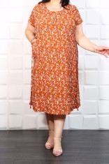 Rochie de vara matase cod RVM 011Marimea