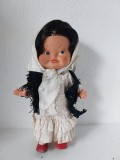 Papusa veche vintage, de colectie, marca Florido, Spania, anii 60, 20cm inaltime