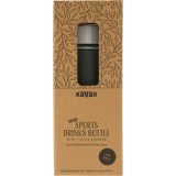 Cumpara ieftin Sticla Xavax To Go cu sistem anticurgere si curea, 1l, albastru/gri