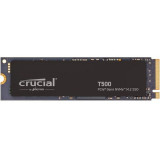 SSD, Crucial, T500, 1TB, PCIe, Gen4, NVMe, M.2 SSD, CT1000T500SSD8, Negru