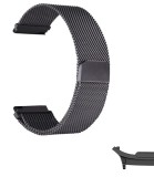 Curea tip Milanese Loop compatibila cu Samsung Galaxy Watch8 Classic 46mm, Negru, Size S