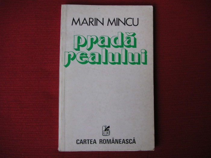 Marin Mincu - Prada realului (dedicatie, autograf)