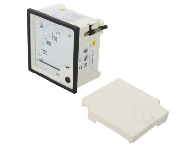 Ampermetru pe panou True RMS AC 0-750A 1,5kA Clasa 1,5 foto