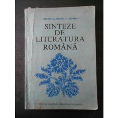 VIOREL ALECU - SINTEZE DE LITERATURA ROMANA