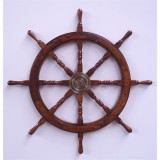 Carma mare vapor din lemn cu decoratiuni din alama masiva ST-5