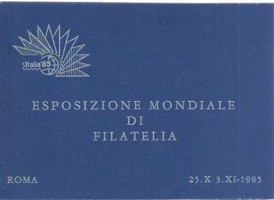 TSV - BLOCK ITALIA 1985 MNH/** LUX foto