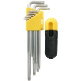 Sada kľ&uacute;čov Strend Pro HK7008, 9 dielna, T10-T50, Torx, Cr-V, z&aacute;strčn&aacute;