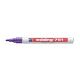 Marker cu vopsea Edding 751, corp metalic, varf 1 - 2 mm, mov