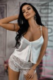 K826-2 Set 2 piese lenjerie sexi din maieu scurt si pantaloni scurti, L, L/XL, M