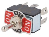 Comutator Basculant DP3T ON-OFF-ON 20A 12VDC
