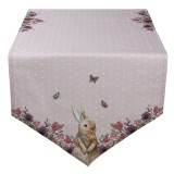 Traversa masa bumbac multicolor Iepuras 50x160 cm