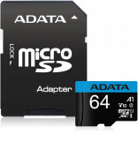 MICROSDXC 64GB AUSDX64GUICL10A1-RA1, Adata
