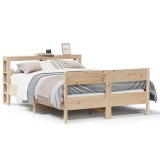 Cumpara ieftin Cadru de pat fara saltea, 140x200 cm, lemn masiv pin