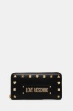 Love Moschino portofel femei, culoarea negru, JC5738PP0MKH0000
