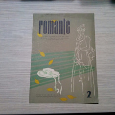 ROMANTE Partitura - Caietul 2 - Muzicala, 1963, 16 p.; tiraj: 2145 ex.