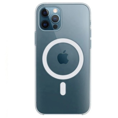 Husa transparenta pentru cu iPhone 12 Pro Max, cu incarcare tip MagSafe - ALC&amp;reg; foto