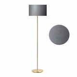Lampadar Clap, Pakoworld, 30x30x150 cm, 1 x E27, 100W, metal/PVC, auriu/gri inchis