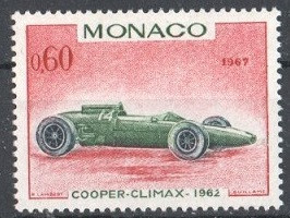 C2887 - Monaco 1967 - Automobile neuzat,perfecta stare foto